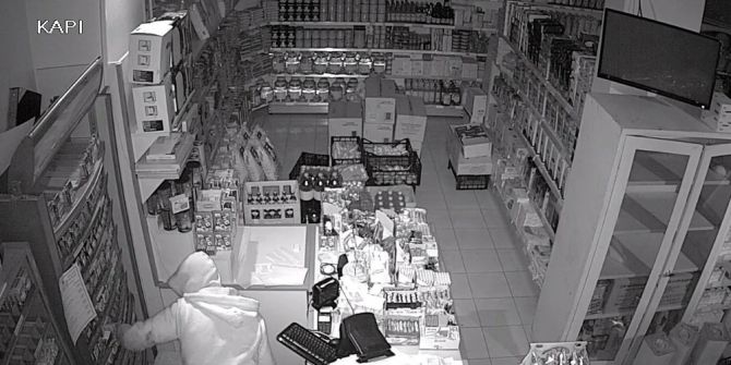 Erzurum’da Marketten Hırsızlık