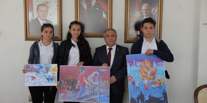 Kütahyalı Lise Öğrencilerinin Resim Başarısı