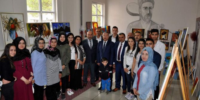 Öğrencilerden Yağlı Boya Resim Sergisi