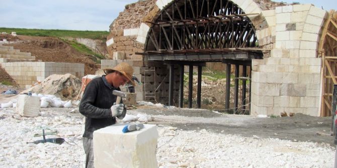 Tarihi Septimius Severus Köprüsü’nde Restorasyon Devam Ediyor