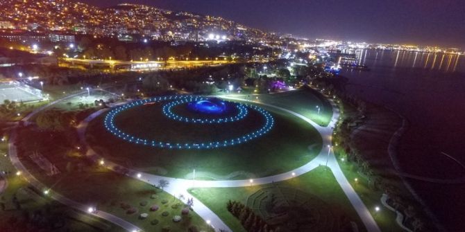 Sekapark Ve Marina’da Işık Şöleni