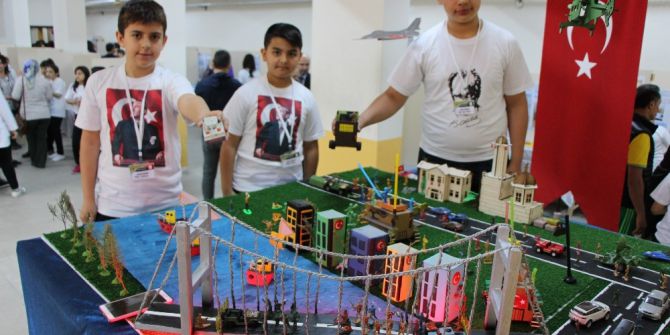 Öğrencilerden 15 Temmuz Maketi