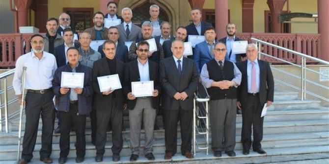 Kur’an-ı Kerim Hizmet İçi Eğitim Kursu Tamamlandı