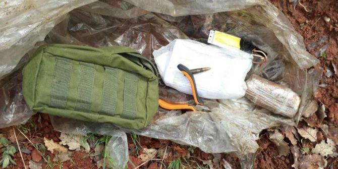 Bingöl’de C4 Patlayıcı İle Eyp Ateşleyicisi Ele Geçirildi