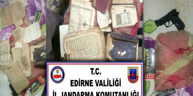 100 Bin Lira Değerinde Osmanlı Kitabı Edirne’de Ele Geçirildi