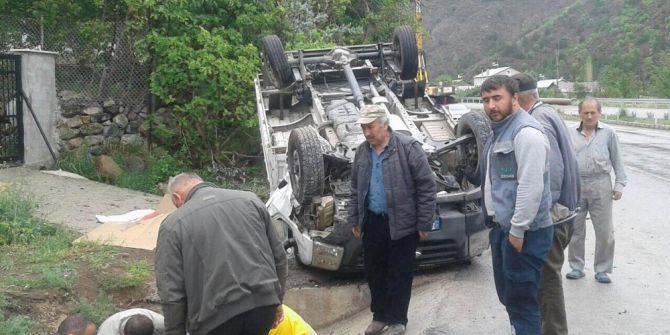 Koyulhisar’da Trafik Kazası: 1 Yaralı