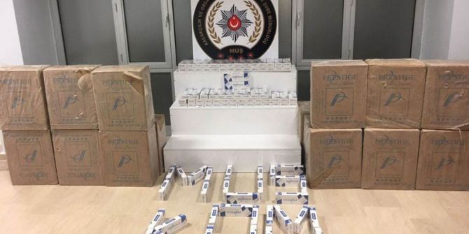 Muş’ta Kaçak Sigara Operasyonu