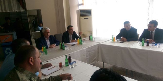Kahta İlçesinde Kurum Amirleri Toplantısı Yapıldı