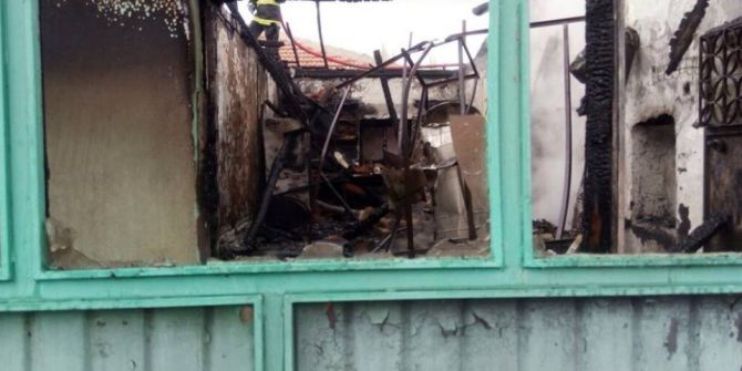 Haymana’da 2 Ev Kül Oldu