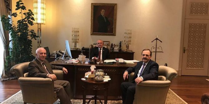 Başkan Şahin, Fahri Kasırga İle Görüştü