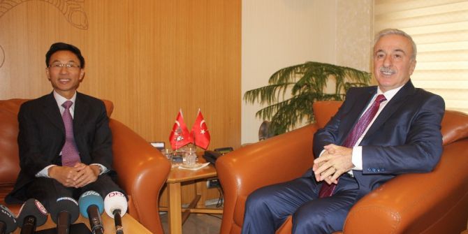 Çin Ankara Büyükelçisinden Vali Kamçı’ya Ziyaret