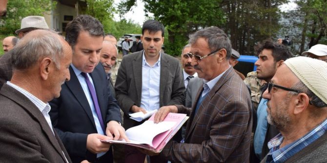 Tokat’ta Köylülerin Sınır Anlaşmazlığına Çözüm Arayışı