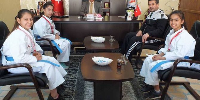 Şampiyon Karatecilerden Remzi Arkaltı’ya Ziyaret