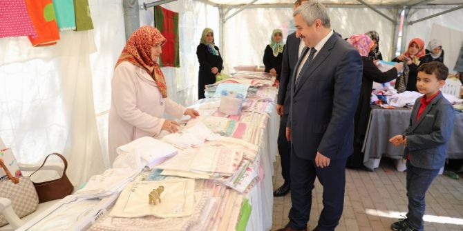 Bereket Çarşısı’nı Başkan Baran Açtı