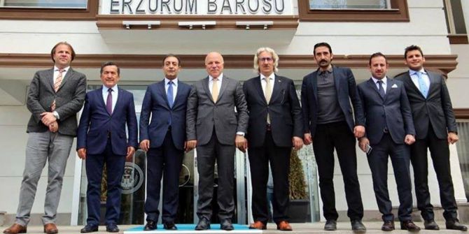 Başkan Sekmen Erzurum Barosunu Ziyaret Etti