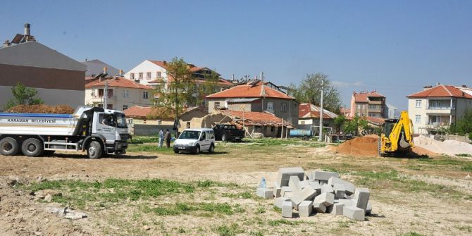 Aksaray Belediyesi, Çeltek Mahallesi’ne Yeni Park Yapıyor