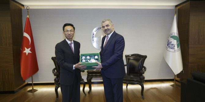 Başkan Çelik, Çin Büyükelçisi Ve Çinli İş Adamı Heyeti İle Görüştü