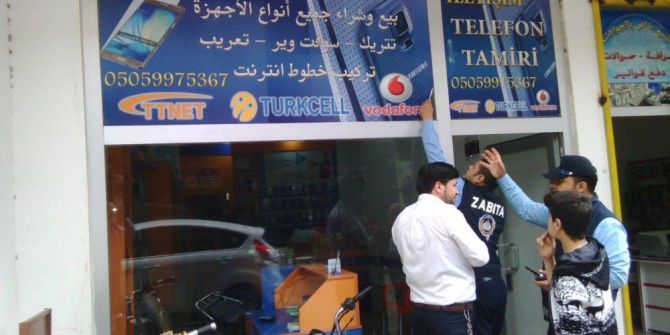 Kırıkhan’da Arapça Tabela, Poster Ve Afişler Kaldırıldı