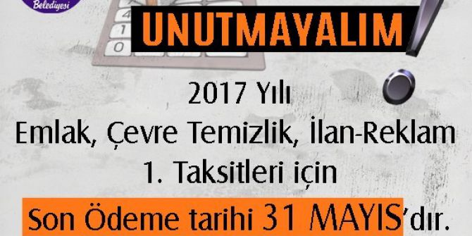 Söke Belediyesi’nden Hatırlatma