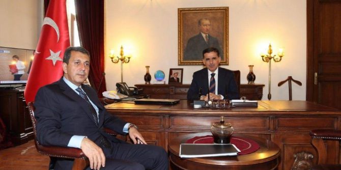 Nallıhan Belediye Başkanı Öntaş, Ankara Valisi Topaca’yı Ziyaret Etti