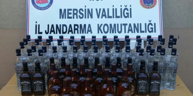 Mersin’de Kaçak İçki Operasyonu