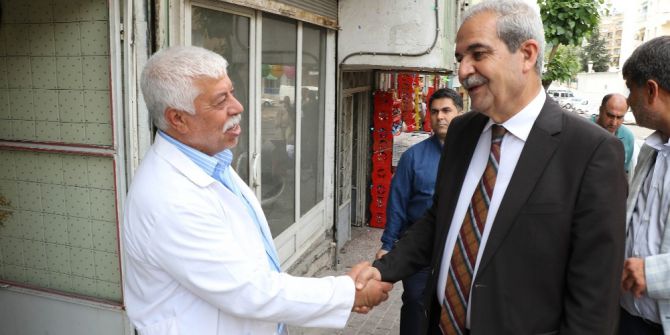 Demirkol Şehitlik Mahallesinde Esnaf Ve Vatandaşı Ziyaret Etti