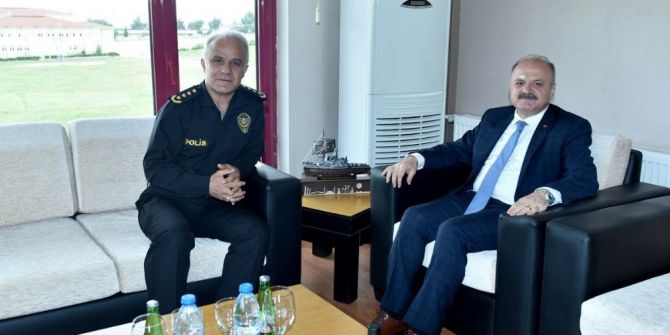 Vali Çakacak’tan Yeni Pomem Müdürüne Ziyaret