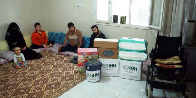 Suriyeli Engelli Kardeşlere İhh’dan Yardım Eli