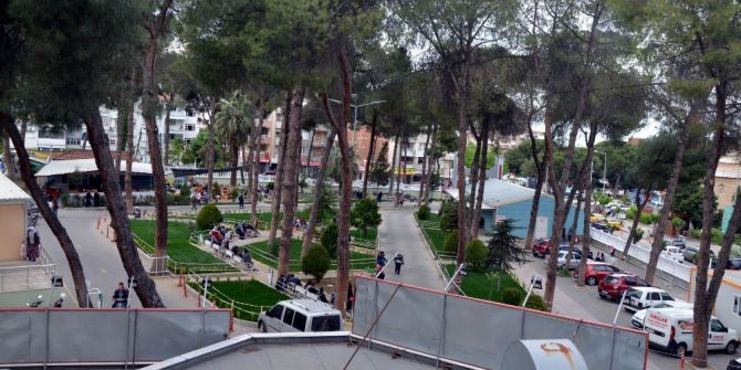 Salihli Devlet Hastanesinde Çevre Düzenlemesi