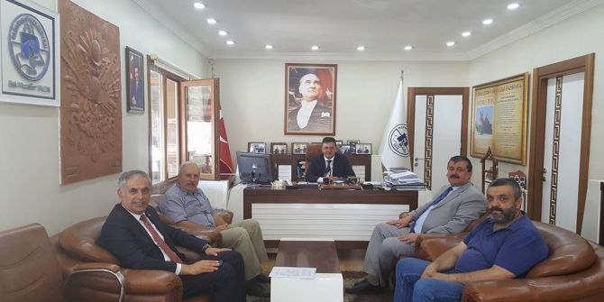 Başkan Yaman’dan Başkan Yalçın’a Ziyaret