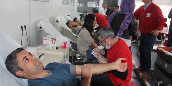 Hakkari’de Kan Bağışına Büyük İlgi