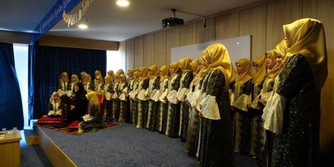 Gökmeydan Kız Kur’an Kursu’ndan Bed-i Hıfz Merasimi