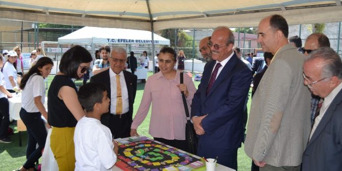 Ahmet Şerife Sanlı Ortaokulunda Tübitak Fuarı Açıldı