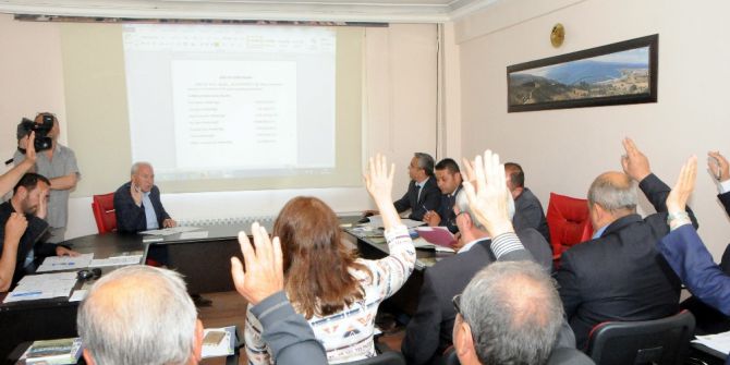 Meclis Toplantısında Turan’a Teşekkür