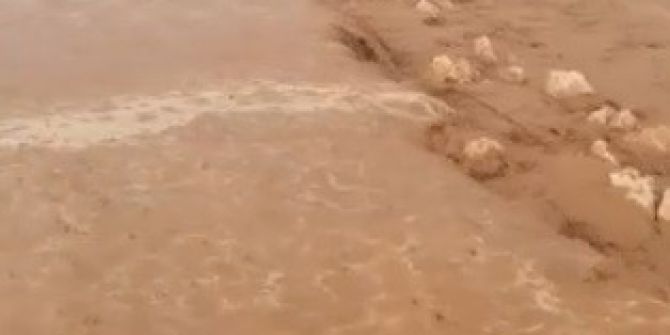 Hilvan’ı Dolu Ve Sel Vurdu