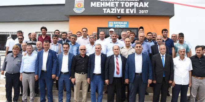 Tarsus Belediyesi Mehmet Toprak Taziye Evi Açıldı