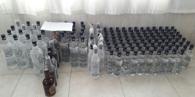 Köyceğiz’de Kaçak İçki Operasyonu