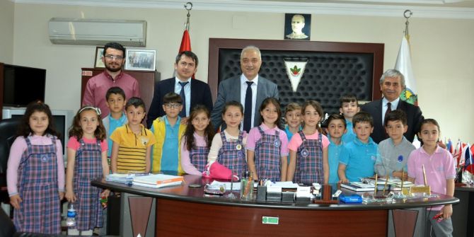 Miniklerden Tatlıoğlu’na Teşekkür Ziyareti