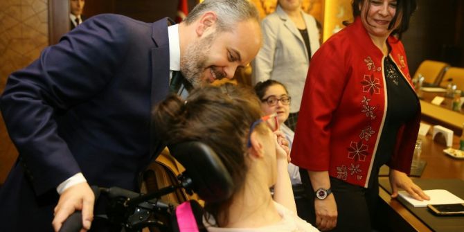 Bakan Kılıç, Serebral Palsili Çocuklarla Buluştu