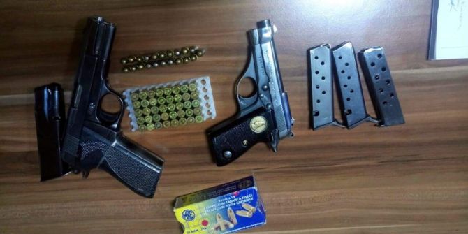 Kayseri’de Ruhsatsız Silah Operasyonu
