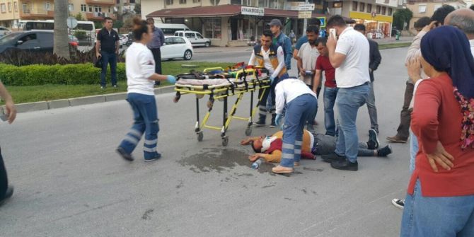 Antalya’da Trafik Kazası: 1 Yaralı