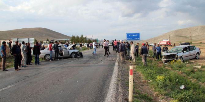 Konya’da Trafik Kazası: 10 Yaralı