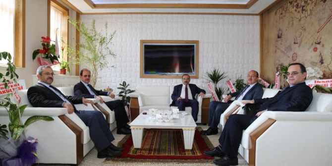 Vali İsmail Ustaoğlu, Rektör Selçuk Coşkun’u Ziyaret Etti