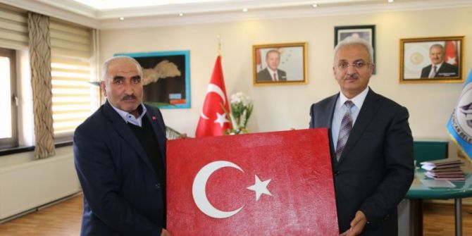 Şehit Babası Salih Topal’dan Başkan Başsoy’a Ziyaret