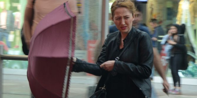 Yağmur Eskişehirlilere Zor Anlar Yaşattı