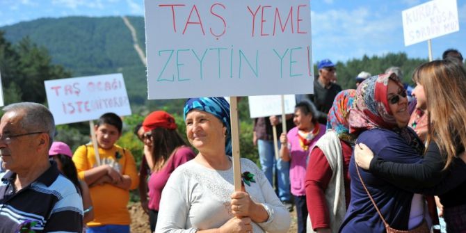 Taş Ocağına Karşı Zeytin Diktiler