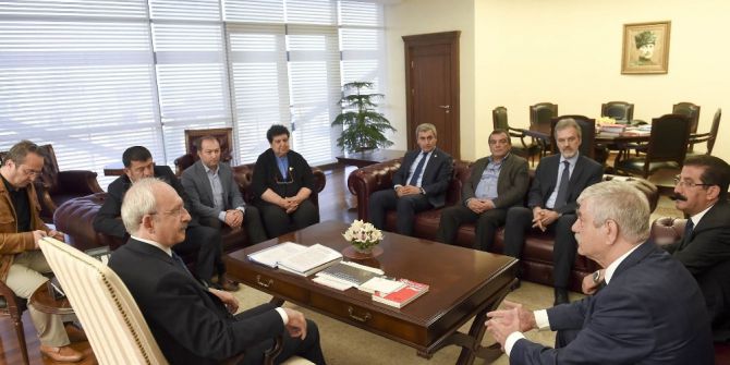 Kılıçdaroğlu, Disk, Kesk, Tmmob, Ttb Başkanlarını Kabul Etti