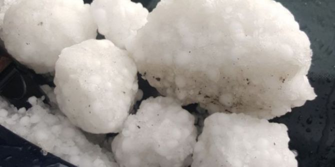 Anadolu Yakasında Dolu Etkili Oldu