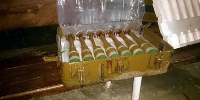 Batan Rus Gemisindeki Mühimmatlar Sahile Vurdu