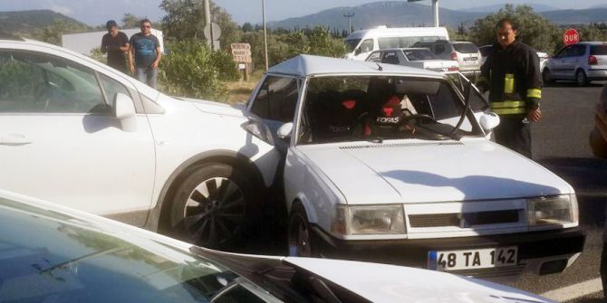Milas’ta Trafik Kazası; 1 Yaralı